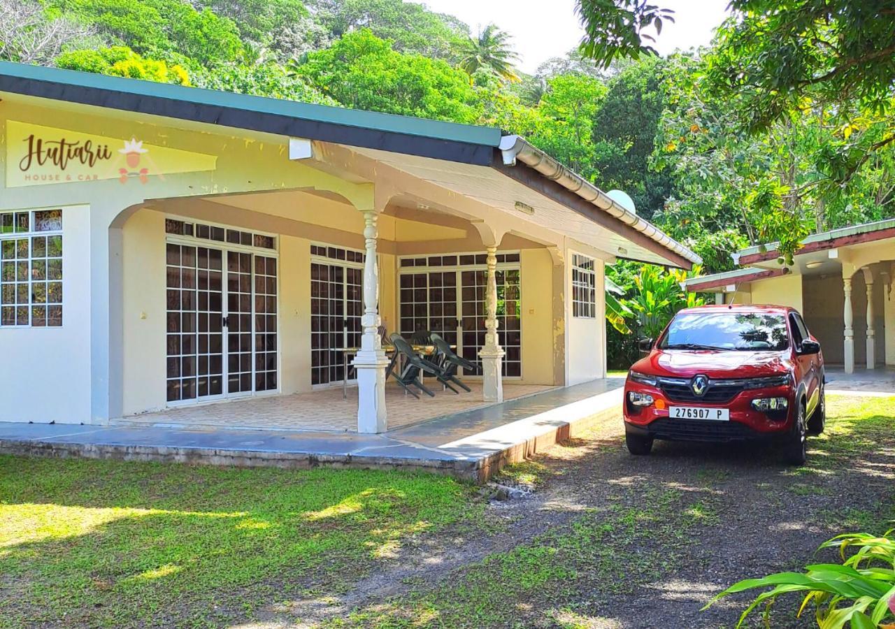 Willa Hutiarii House & Car & Excursions Raiatea Tevaitoa Zewnętrze zdjęcie